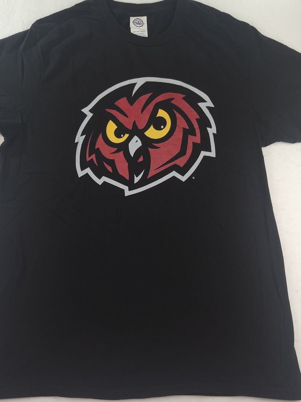 Fanatics Temple Owls Primary Graphic Logo Men's Black T-Shirt Size Large